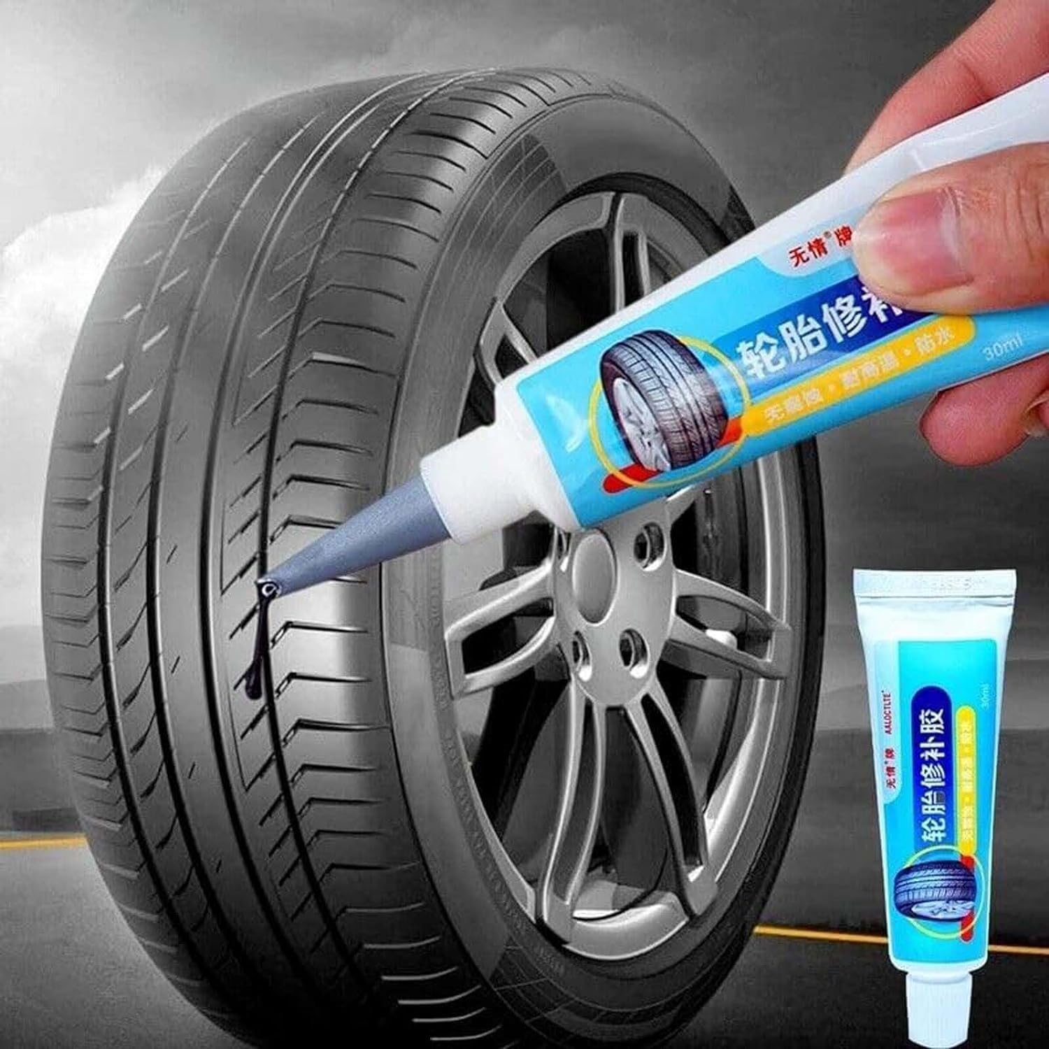 Gel pentru reparat instant cauciucurile