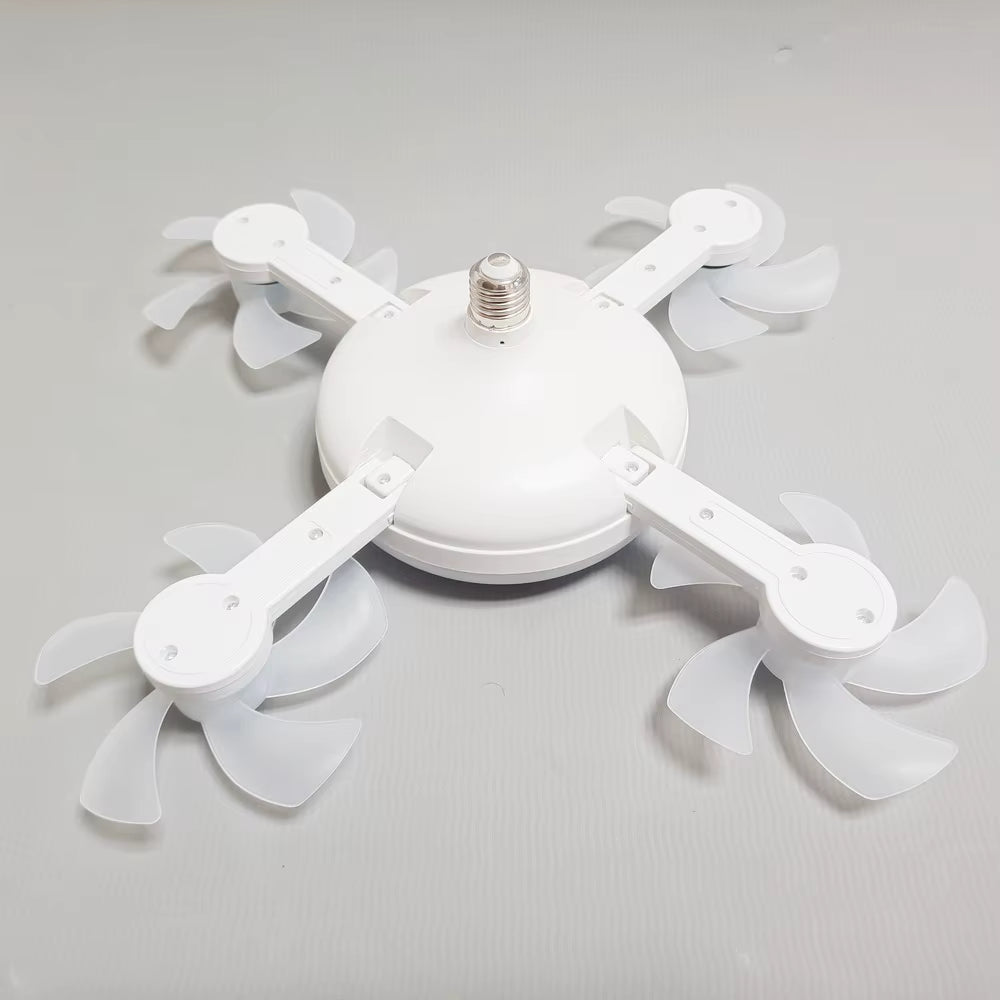 Ventilator de tavan 2 in 1 cu lumina LED si telecomanda
