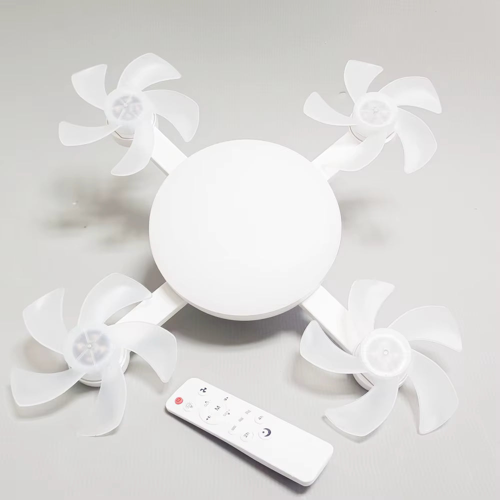 Ventilator de tavan 2 in 1 cu lumina LED si telecomanda