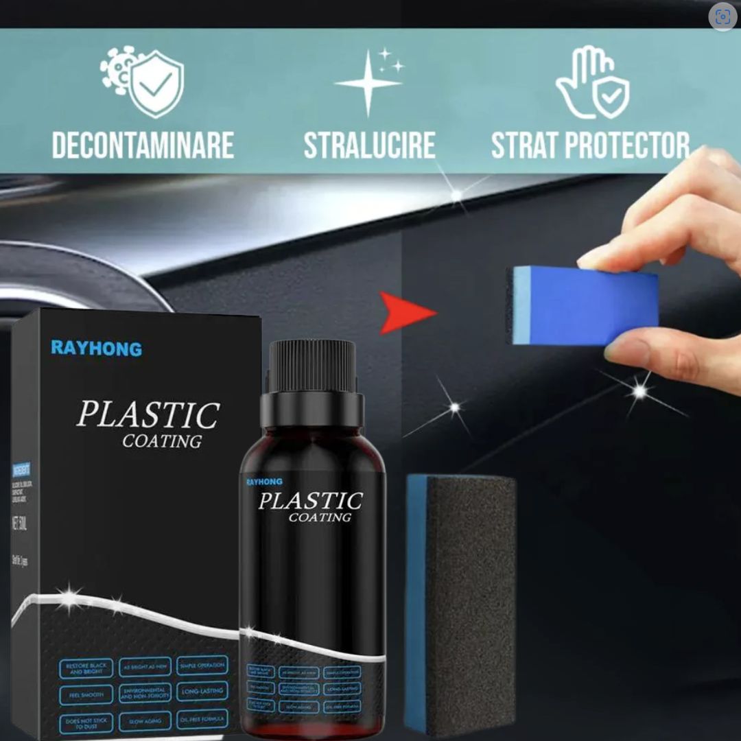 Solutie pentru restaurarea plasticului auto